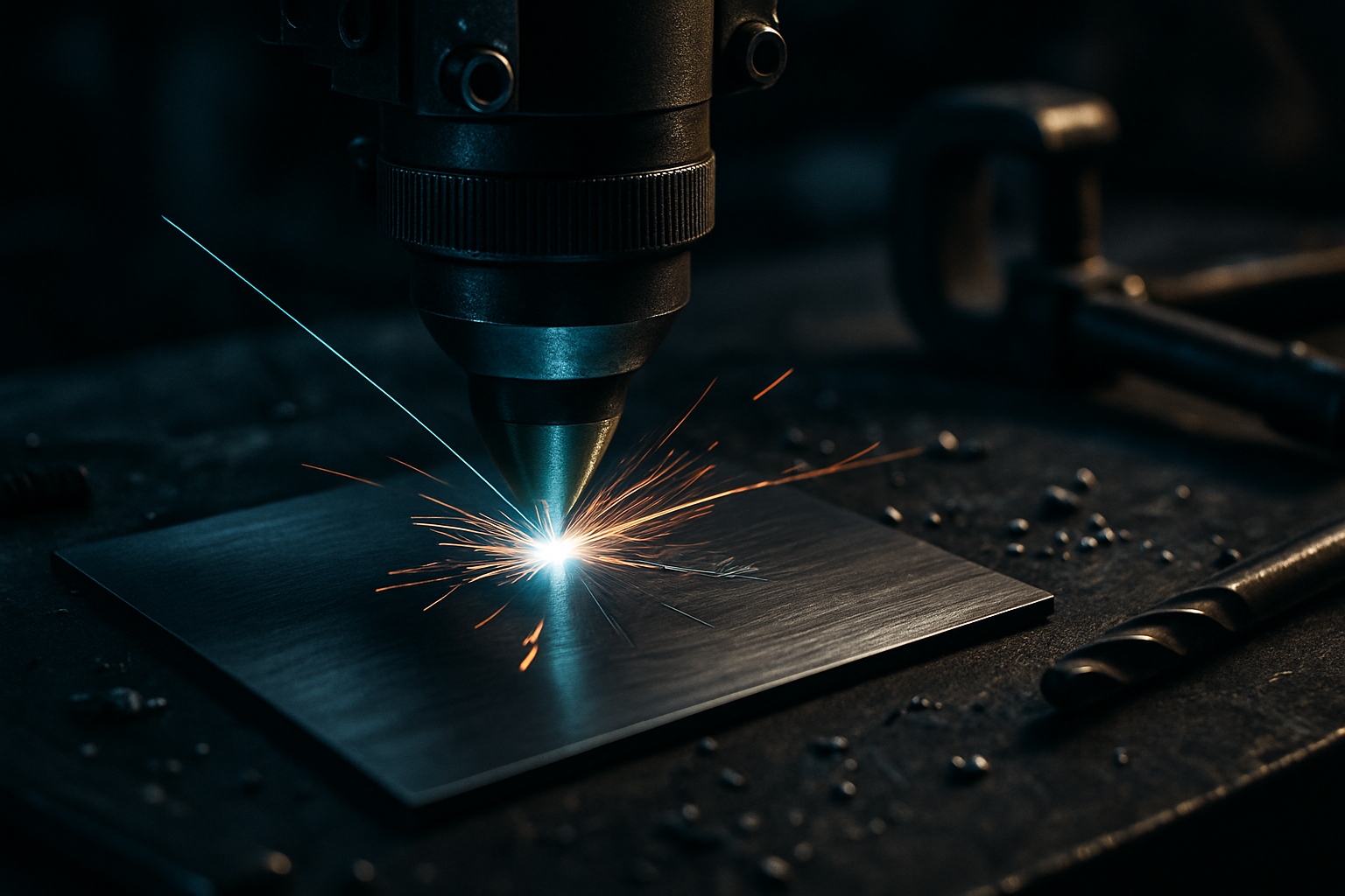 Laser engraving in action