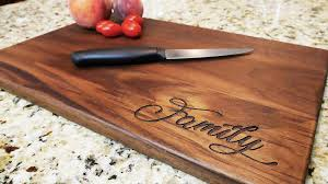 Custom Engraved Wooden Cutting Board
