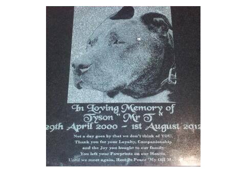 Custom Memorial Plaque Engraving