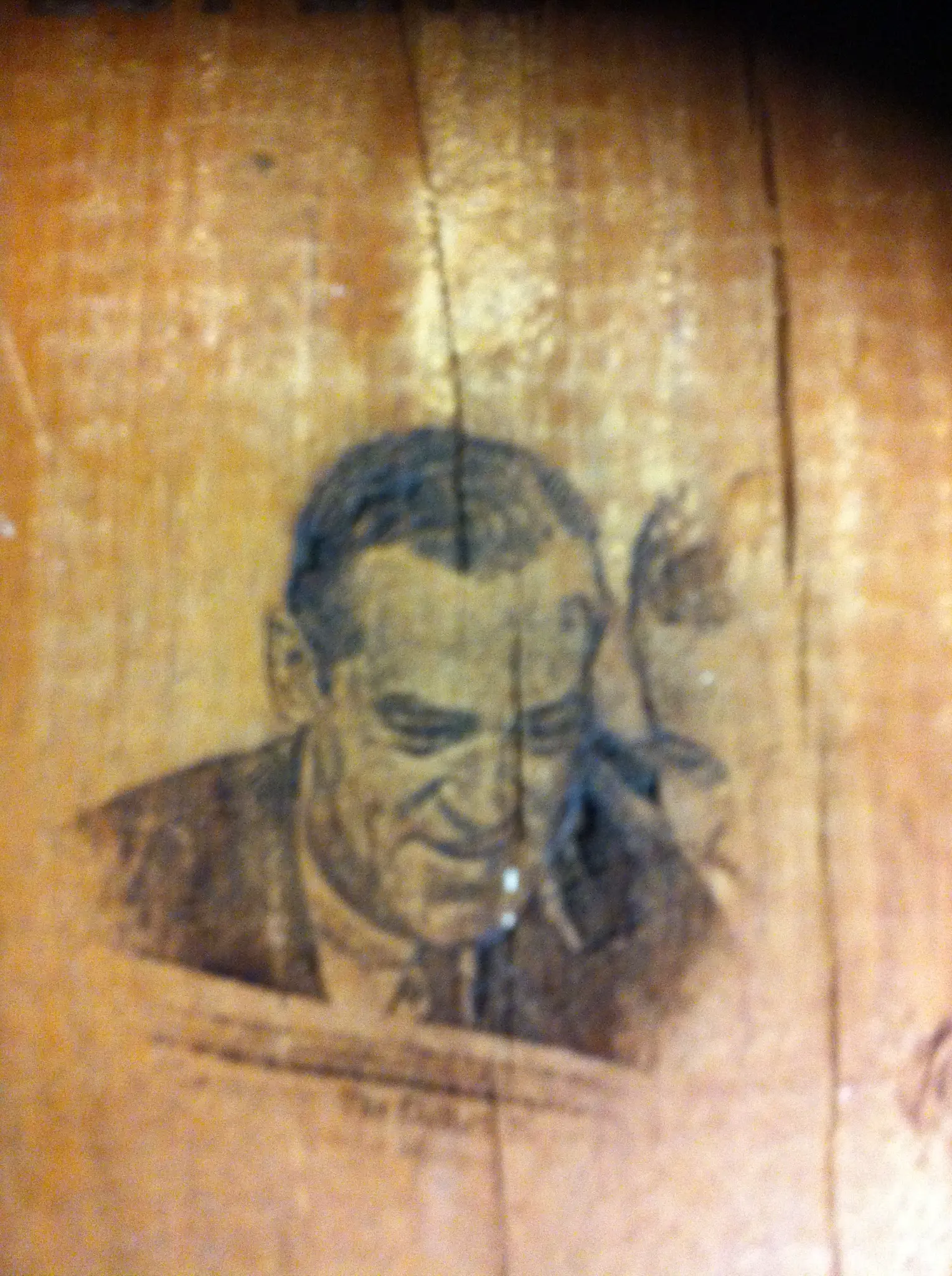 Wood Portrait Engraving